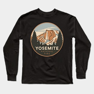 Yosemite National Park Travel Sticker Long Sleeve T-Shirt